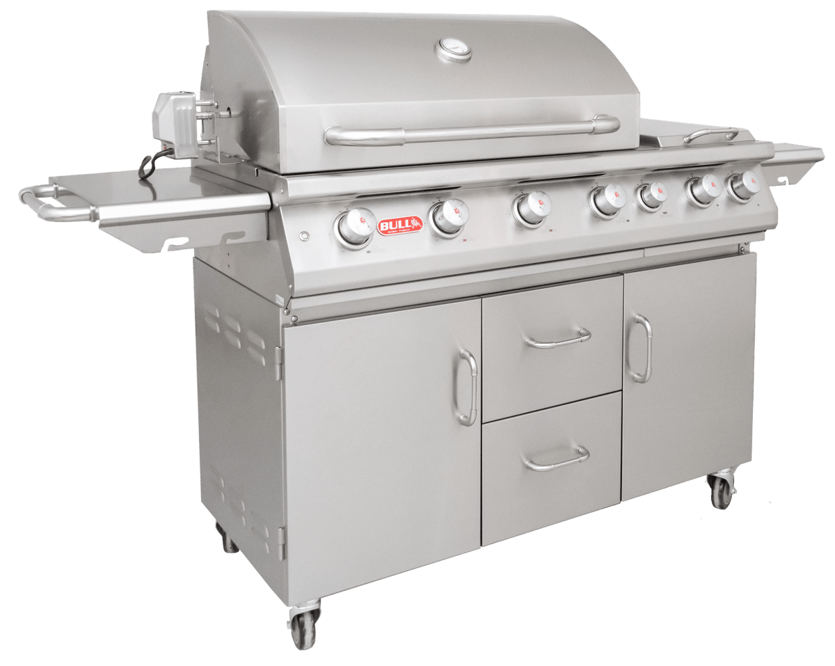 BULL 7 Burner Built BBQ - Lusso Verde Ltd
