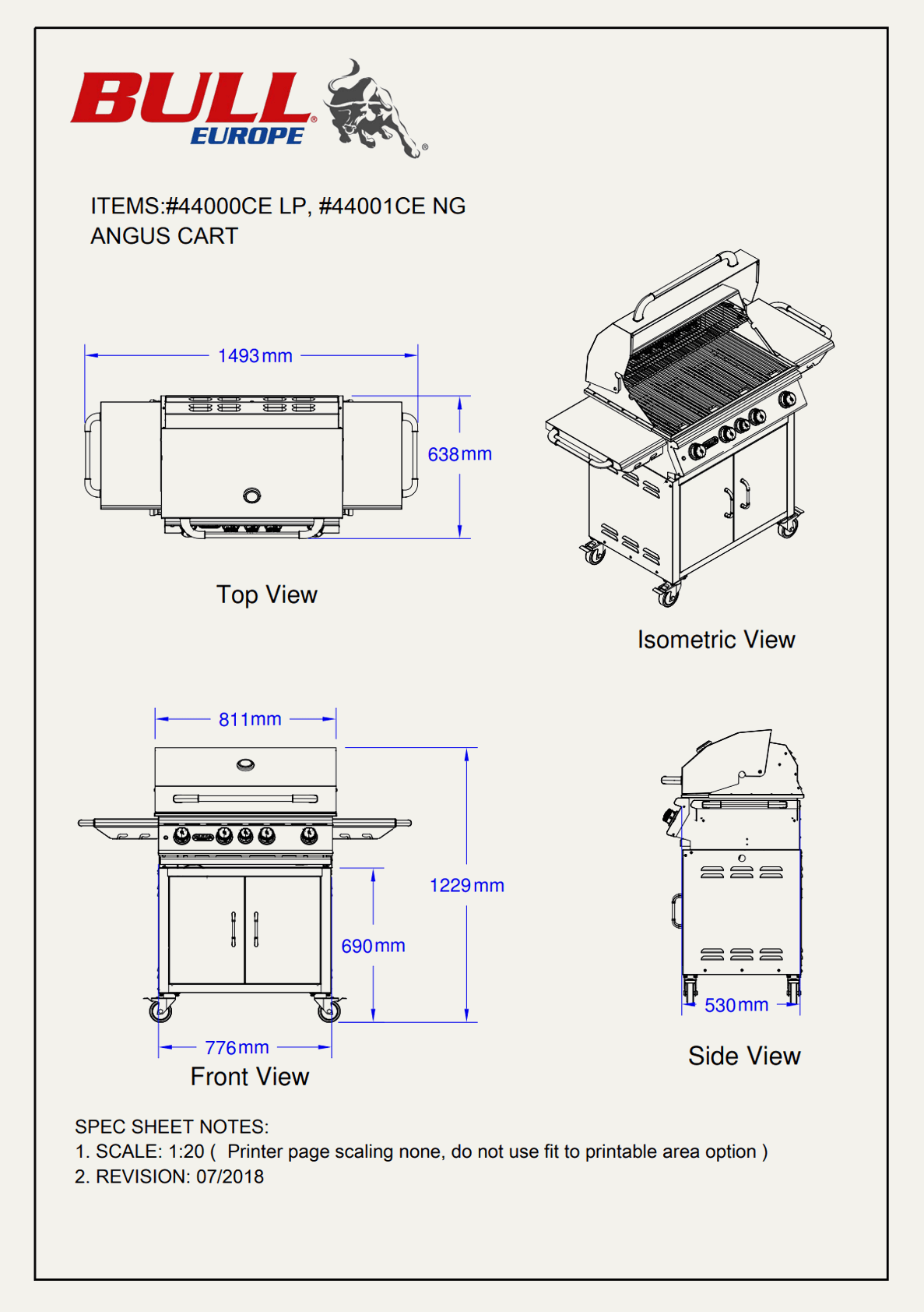 BULL Angus BBQ - Lusso Verde Ltd