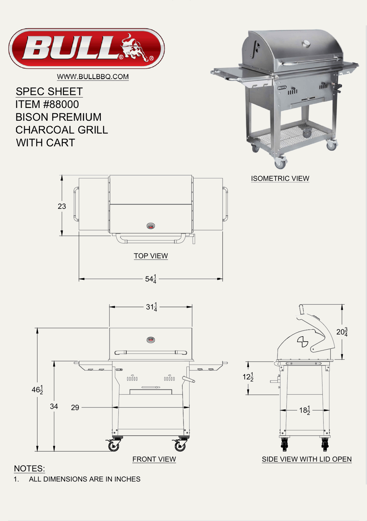 BULL Bison BBQ - Lusso Verde Ltd