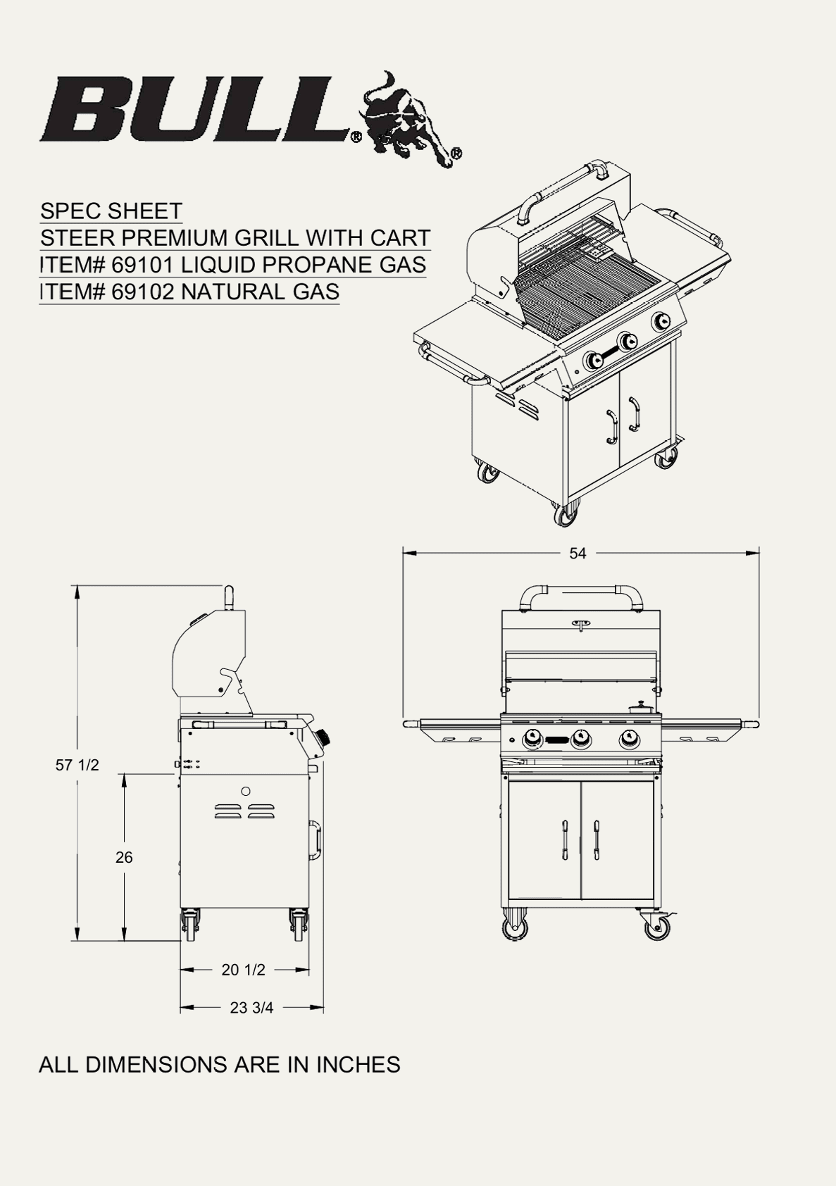 BULL Steer BBQ - Lusso Verde Ltd